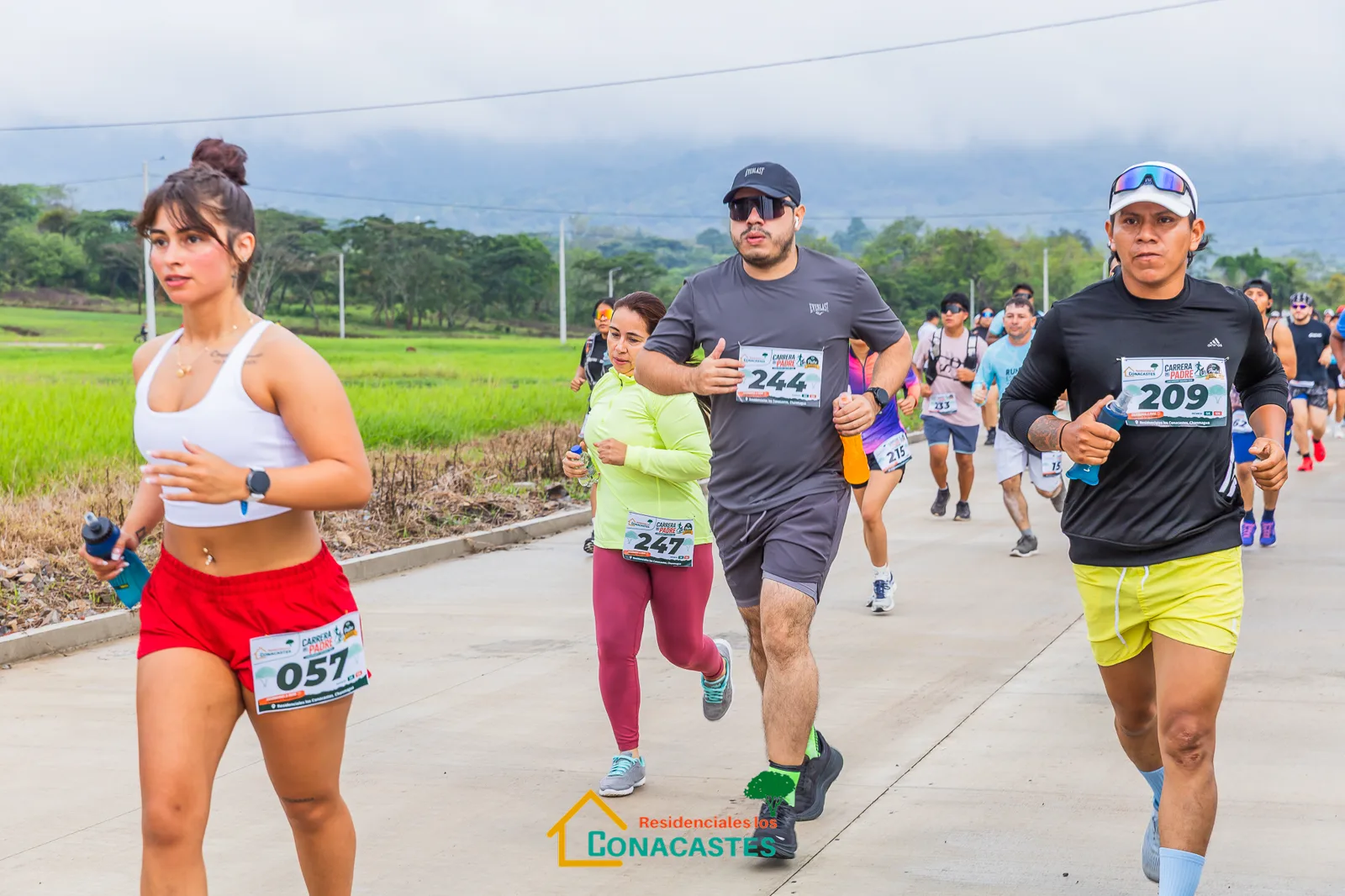 Participantes identificados por dorsal para búsqueda con Mapache AI