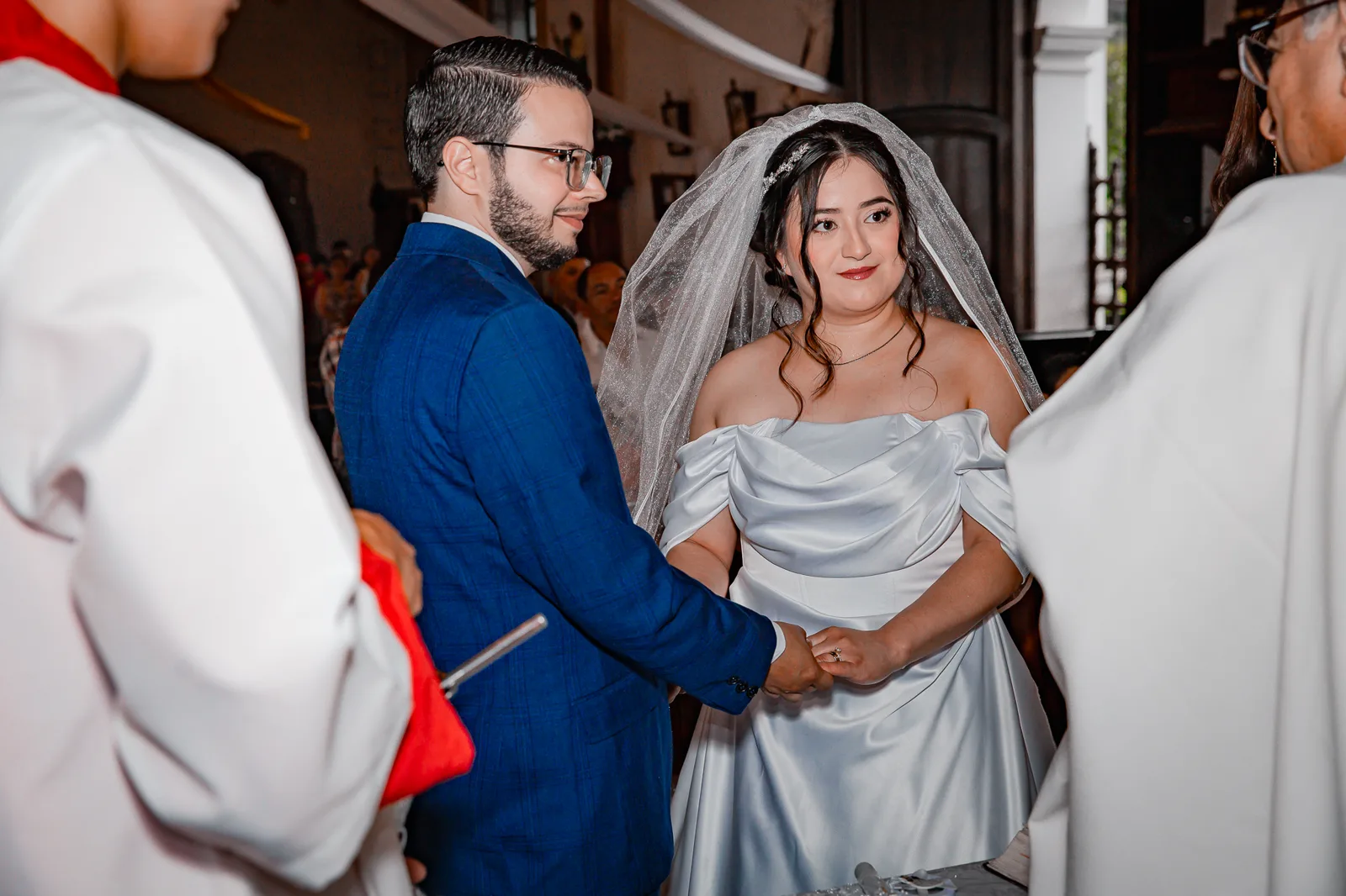 Fotografía profesional durante una boda